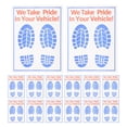 thumbnail image 1 of 40 Sheets Paper Automotive Floor Mats Car Interior Floor Mats Disposable Vehicle Mat Covers, 1 of 8