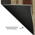 thumbnail image 5 of Addison Rugs Mayfield Premium Machine Washable Transitional Stripes Chocolate Rectangle Rug, 9' x 12', 5 of 7