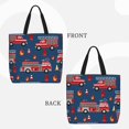 thumbnail image 2 of Balery Fire Truck 1 Bolsa de Mano para Mujeres con Cremallera, Bolsa de Gimnasio con Compartimentos, Bolsa para Laptop, Bolsa para Trabajo, 2 of 7