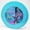 174g Blue w/ Magenta - Pink, variant on Streamline Neutron Boost Eagle Team Series Disc Golf Fairway Driver