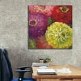 thumbnail image 6 of Epic Graffiti 'Zinnia Gala I' by Carol Rowan, Giclee Canvas Wall Art, 37"x37", 6 of 8
