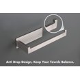 thumbnail image 3 of Soporte para toallas de mano Vanloory Thicken SUS304 de acero inoxidable, 3 of 8