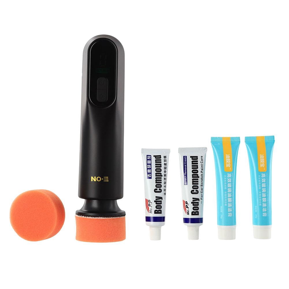 HPDL Cordless Car Polisher USB Buffer Sander Polishing Machine 3 Pads Kit with