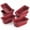 Red, variant on Bakdcore 6 pack Mini Loaf Pans, Non-Stick Baking Bread Mold, 6 x 3 Carbon Steel Small Bread Pan for Homemade Cakes,Black