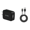 thumbnail image 1 of 10W Wall Charger for Moto G100 (Cellet Power Adapter with Detachable 4 Foot Type-C to USB Cable), 1 of 9