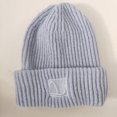 thumbnail image 1 of Gorro de otoño e invierno para mujer, gorro cálido para el frío, gorro de lana holgado, gorro de punto grueso a la moda para invierno, 1 of 6