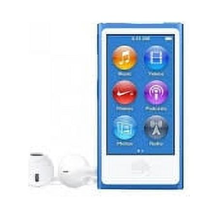 Pre-Owned Apple iPod Nano 8th Generation 16GB Blue MP3 Player + 1
