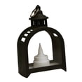 thumbnail image 2 of Centro de mesa decorativo con farol de vela Vintage, farol decorativo colgante, pequeño farol colgante para exteriores para regalo de fiesta Negro, 2 of 9
