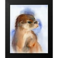 thumbnail image 2 of Shefranov, Olga 12x14 Black Modern Framed Museum Art Print Titled - Otter, 2 of 5