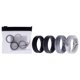 thumbnail image 1 of Juego de anillos de boda de silicona BR Middle Line - Basic-Marble by ROQ para hombre - Anillo de 4 x 7 mm, 1 of 1