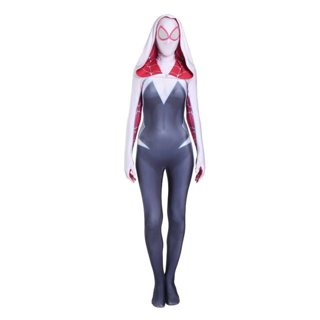Spider Mujeres Gwen Stacy Disfraz Venom Cosplay Niña Mujer Spiderman Mono Halloween