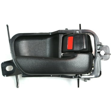 Interior Door Handle Compatible with 1995-1999 Toyota Avalon Front or Rear, Right Passenger Textured Black