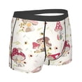 thumbnail image 3 of Daiia Floral Mushroom Men's Underwear Boxer Briefs, Cotton Stretch Moisture-Wicking Underwear-Medium, 3 of 9
