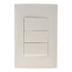 thumbnail image 1 of Placa 3 Interruptores Leviton Blanco Para Hogar, 1 of 3