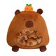 thumbnail image 2 of Muñeca de peluche,Bolsa de bocadillos Animal de peluche Juguete Animal de peluche Conjunto,Muñeco de peluche extraíble con bonito cojín,Lindo muñeco de peluche Lindo muñeco de Carpincho, 2 of 8