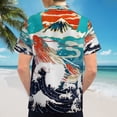 thumbnail image 6 of High Quality Hawaiian Shirts for Men Short Sleeve Aloha Beach Shirt Floral Summer Casual Button Down Shirts Blouses CHR8DO, 6 of 7