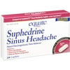 Equate: Sinus Headache Nasal Decongestant, Pain Reliever Suphedrine, 24 ct
