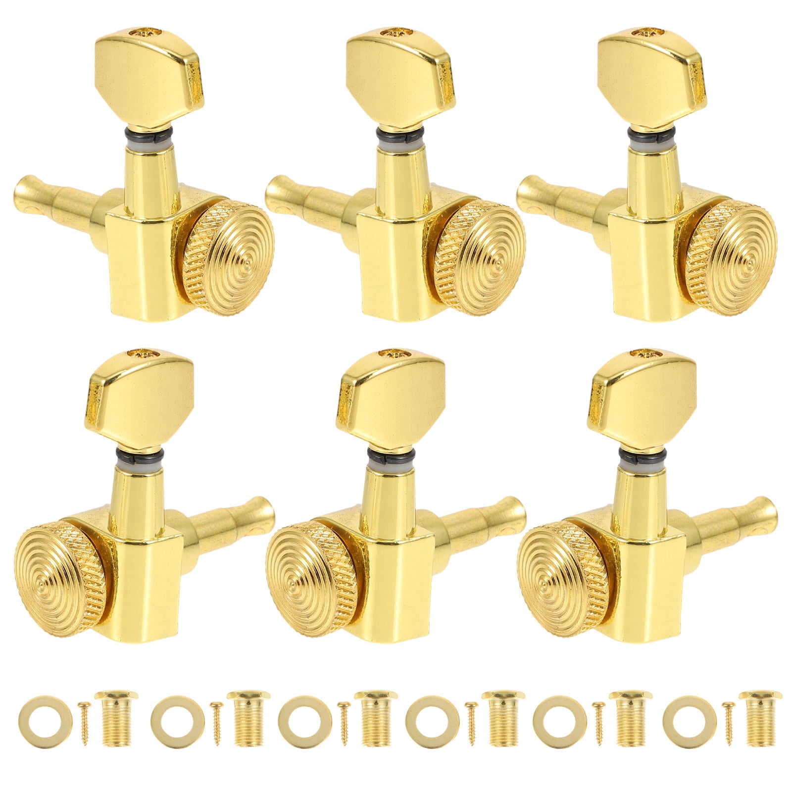unbranded  6 Pcs Knobs Guitar Tuners String Button Replacement