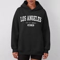 thumbnail image 5 of Tanghaowl Women Sweatshirt Casual Hoodie with Pocket Long Sleeve Pullover Sweatshirt Comfortable Loose Fit Hooded Top Black S, 5 of 6