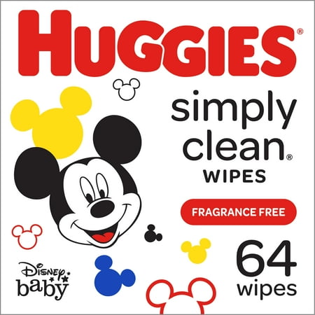 Huggies Simply Clean Baby Wipes - 64ct