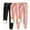 Pink, variant on DecSea 3PC Women's Winter Warm Fleece Joggers Pants Sherpa Lined Athletic Active Sweatpants