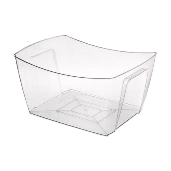 Luzkey Ice Bucket for Parties, Bucket with Handle Storage Tub Beer Tub Drinks Ice Tub for Champagne Drinks Beer Bottles Chilling Square 18L