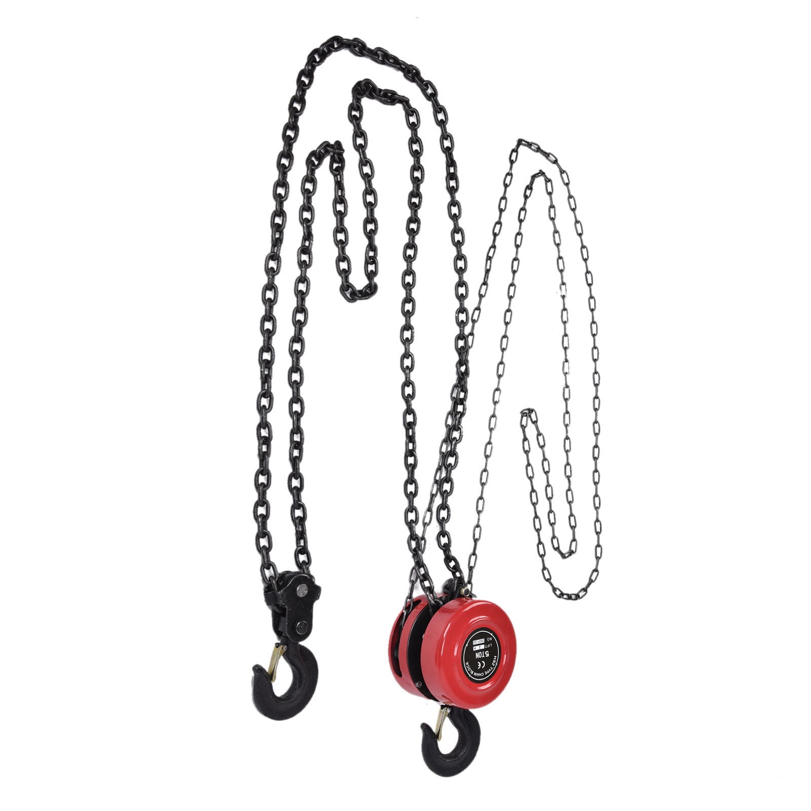 Tebru 5 Ton Manual Hand Lift Chain Block Hoist Ratchet Lever with Hook