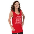thumbnail image 4 of One Smile At A Time Optimistic Tank Top Tee Shirt Women Brisco Brands S, 4 of 6