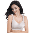 thumbnail image 5 of BIMEI Women's Mastectomy Bra Pockets Wireless Post-Surgery Invisible Pockets for Breast Forms Everyday Bra Plus Size Bra 9818,Beige, 40B, 5 of 8