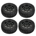 thumbnail image 1 of Fosa Remote Control Truck Tire,4pcs Tire Wheel Rim Rubber for FY 1/16 Climbing WPL C14 C2 Crawler Remote Control Car , WPL Tire, 1 of 8