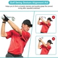 thumbnail image 2 of weibbin 2 Pcs Golf Wrist Sleeve for Beginner Practice, Corrective Strap for Swing Training, 2 of 9