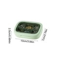 thumbnail image 3 of Uscallm Portable Box Travel Organizer Plastic Storage Container Mini Household Storage Box Jewelry Pills Pillbox, 3 of 6