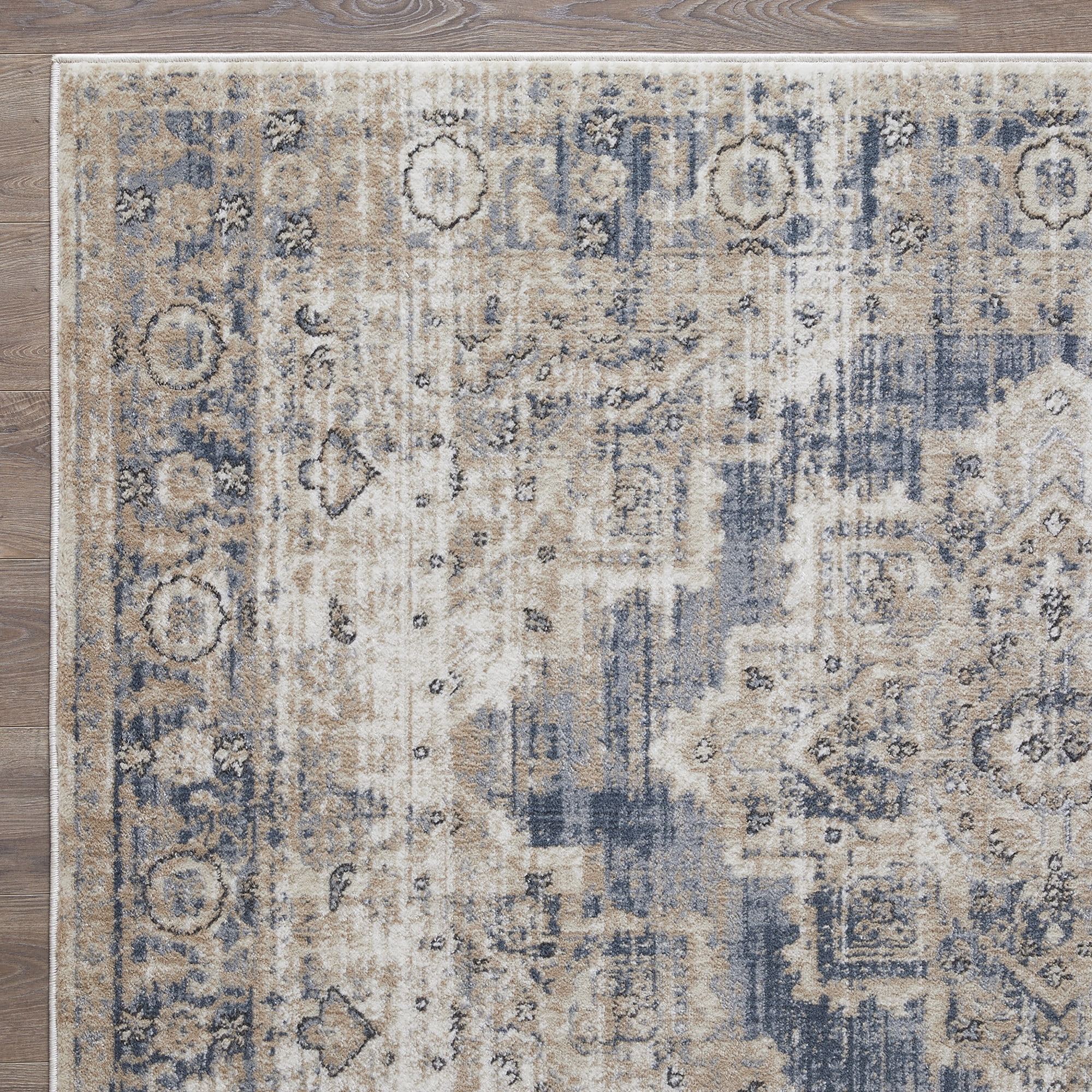 Loomaknoti Kehleigh Alarik 3' x 5' Beige Oriental Indoor Accent Rug
