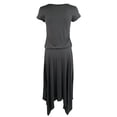 thumbnail image 2 of Women's Jersey Handkerchief Dress-BLK-L, 2 of 4