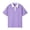 A-Purple455, variant on Bibifish Mens Polo Shirts Contrast Navy Collar And Cuff Trim Shirts Short Sleeve Relaxed Fit Basic Casual Tops