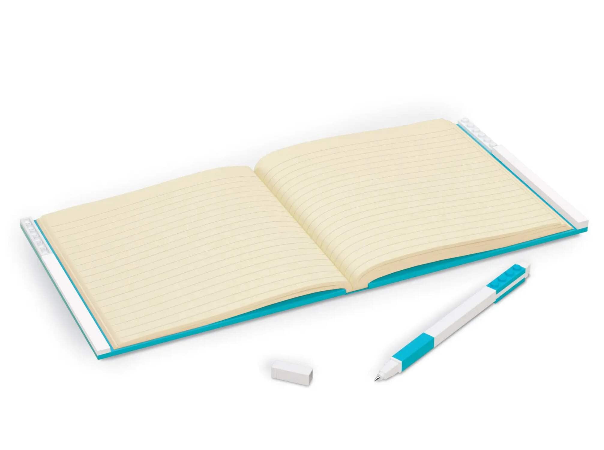 LEGO Stationery Locking Notebook with Gel Pen - Azure (52444)