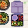 thumbnail image 3 of Lonchera para niña tipo omiebox incluye termo y cubiertos, bento box c 4 compartimentos modulables de gran capacidad, lunch box con sellado hermético anti-fugas, caja de almuerzo BPA Free, 3 of 8