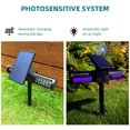 thumbnail image 2 of Lámpara LED para matar mosquitos solar Yeacher doble cabeza para exteriores jardín, 2 of 8