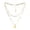 Gold A, variant on Necklaces Pendants 26 Initial Hexagon Necklace for Women Alphabet Charm Gold Tone Pendant for Her,35 44 cm,Gold A