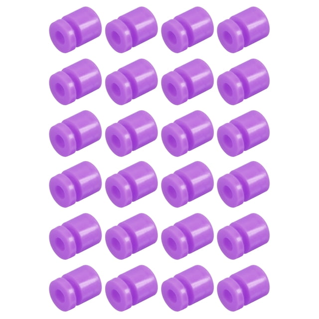 RC Anti Vibración Goma Bolas para RC F4 F7 Vuelo Control M2x6mm Golpe Absorción Bolas (Morado), Paquete de 24