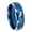 Matte Blue, variant on Lizard Dome Brushed Finish Blue Tungsten Men Ring 10MM