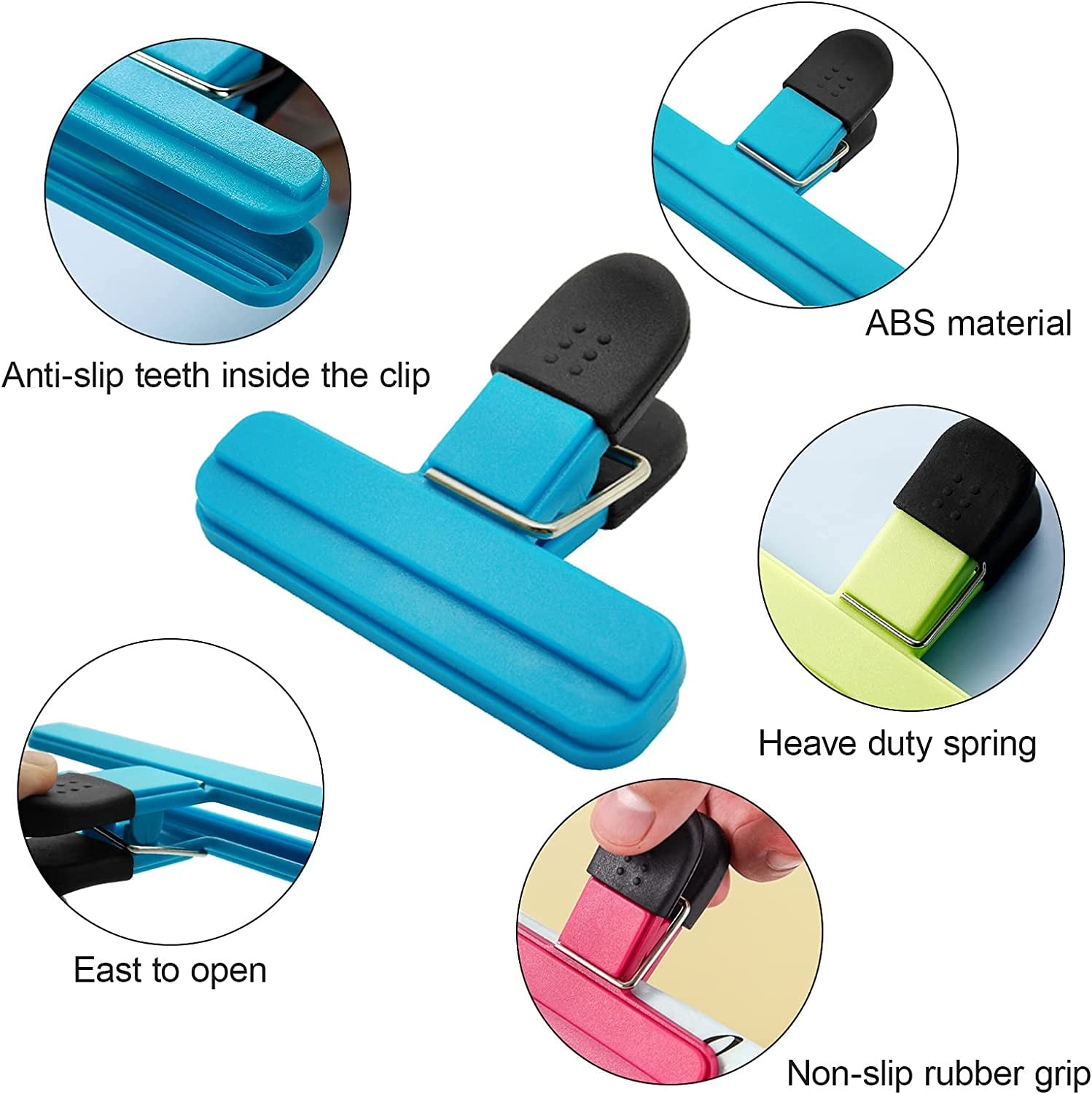 Colorful Plastic Bag Clips Set With Large Chip For Fresh And Heavy Duty  Sealing Of Snacks And Food Barbie Bag From Keyigou4, $9.13