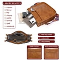 thumbnail image 2 of HKCLUF Crossbody Bag for Women 2pcs Leather Crossbody Bag and Wallet Set With 2 Replacement Guitar Leopard Straps Hobo Handbag, 2 of 9