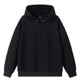 thumbnail image 3 of Hooded Fleece Pullover Soft Drawstring Sweatshirt for Men, Winter Warm Loungewear with Pockets, 3 of 6