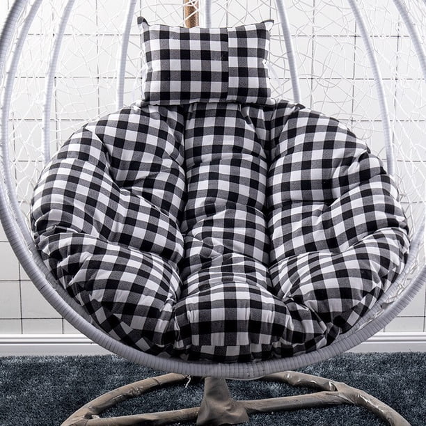 Columpio colgante para silla, cojín suave y cómodo para hamaca gruesa, adorno para jardín, balcón, decoración del hogar Fivean unisex