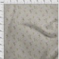 thumbnail image 3 of oneOone Cotton Poplin Twill Dusty Gray Fabric Leaves & Floral Artistic Sewing Fabric By The Yard Printed Diy Clothing Sewing Supplies 56 Inch Wide, 3 of 4