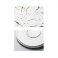 thumbnail image 3 of 10 Inches Imitation Marble Ceramic Steak Plate Simple Fashion Round Dinner Plate Pasta Salad Plate High-grade Tableware, 3 of 6