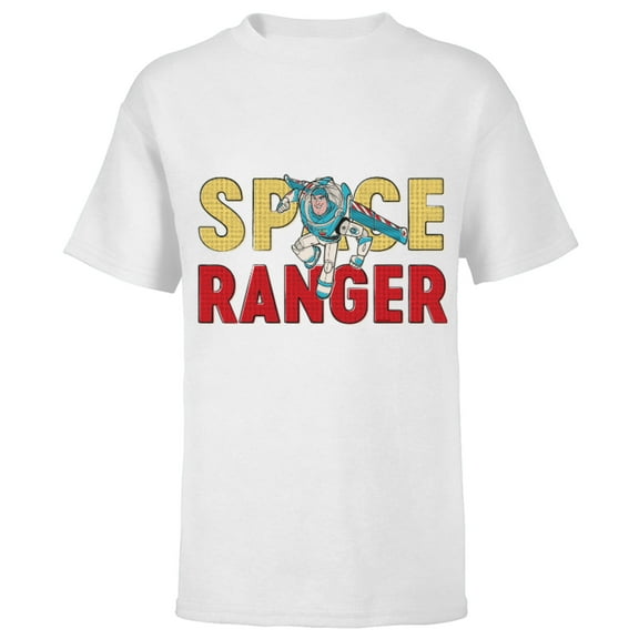 Disney and Pixar’s Toy Story Buzz Lightyear Space Ranger - Short Sleeve T-Shirt for Kids - Customized-White