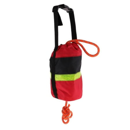 

Throw Bags Security Rope Reflective Line with Bag - 21 Meters Reflective Rope Red Bag