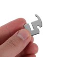 thumbnail image 4 of WEUVEB 100Ud Clips De Conexión De Aluminio Para Estante Display Con Soporte Metálico Acabado Plata, 4 of 7
